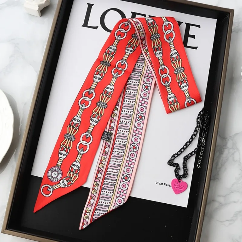 Sciarpa di seta magra di moda  - Women Fashion Necktie recensione e prezzo